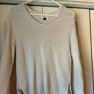 Knit high low sweater